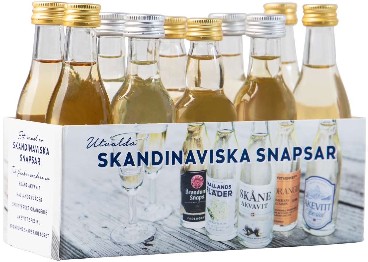 Skandinaviska Snapsar 10x0,05L 38,4%