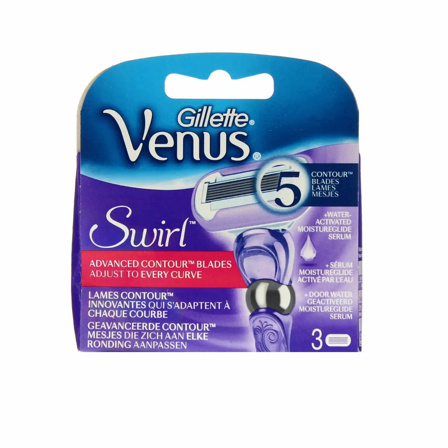 Gillette Venus Swirl 5 blade 3 udskiftningsblade