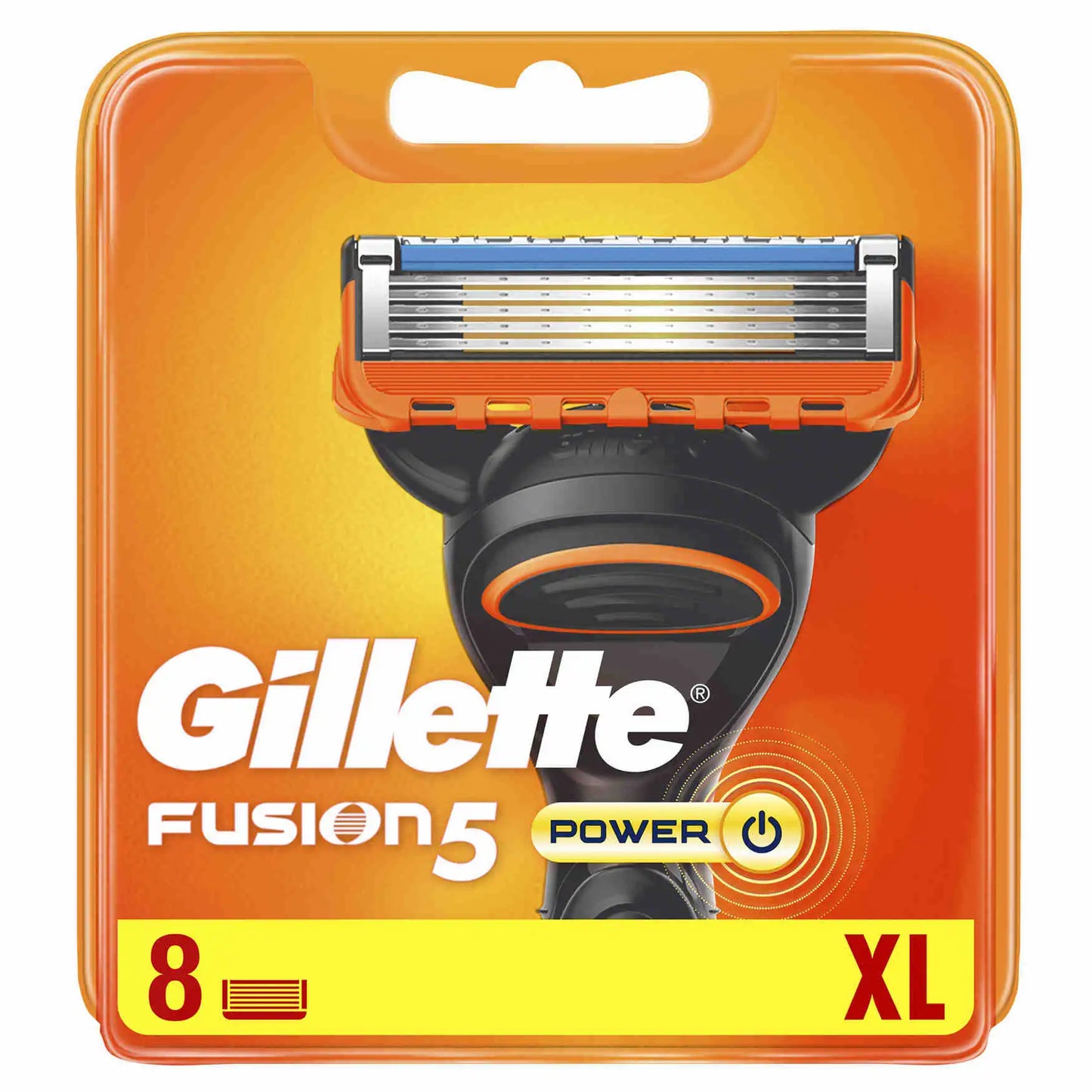 Gillette Fusion 5 Power, 8 udskiftningsblade