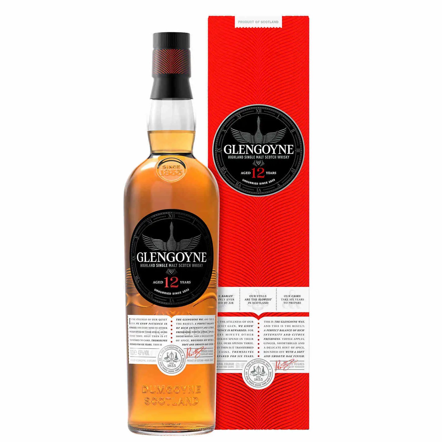 Glengoyne 12 år 43% 0,7l