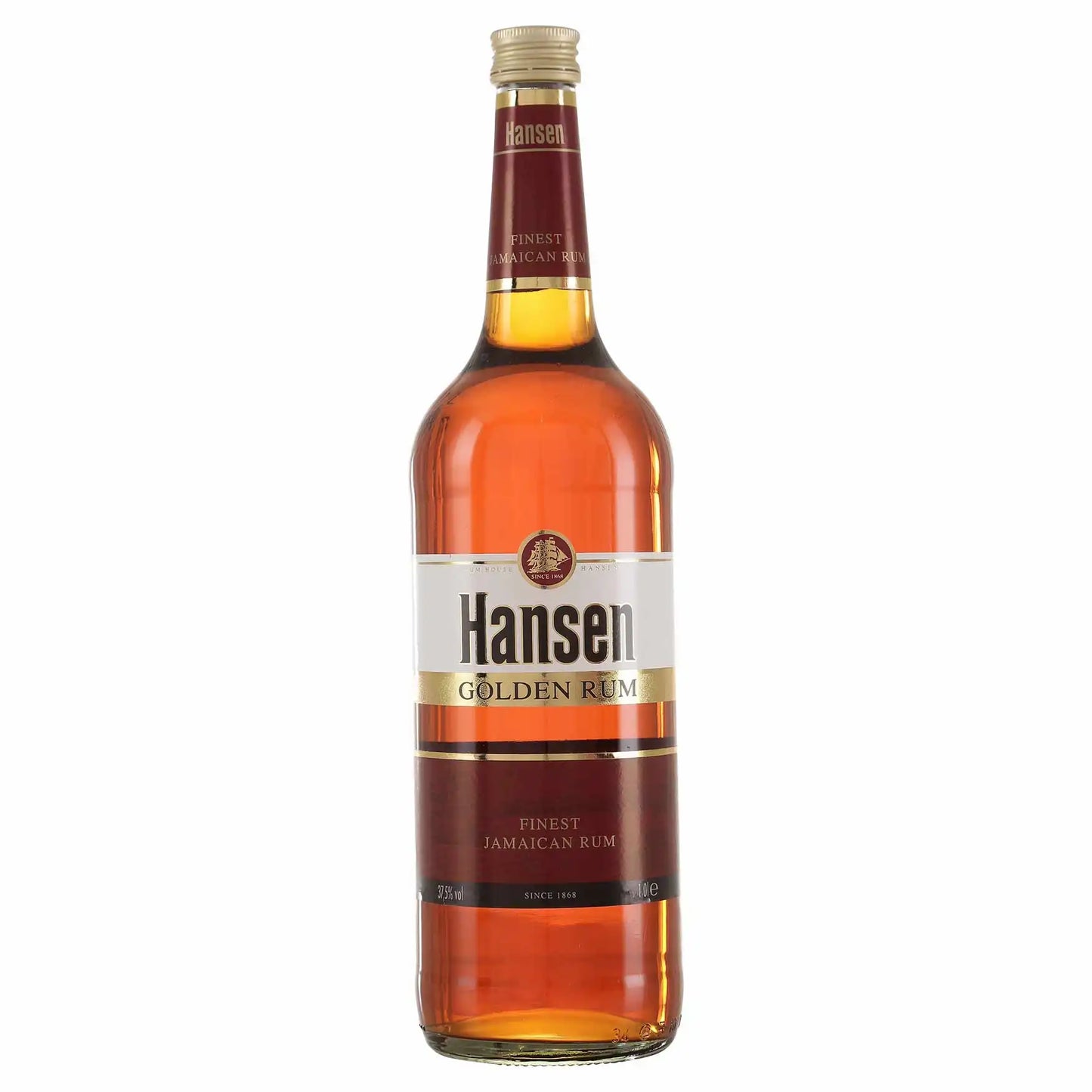 2er Pack Hansen Golden Rum 37,5% 1,0l