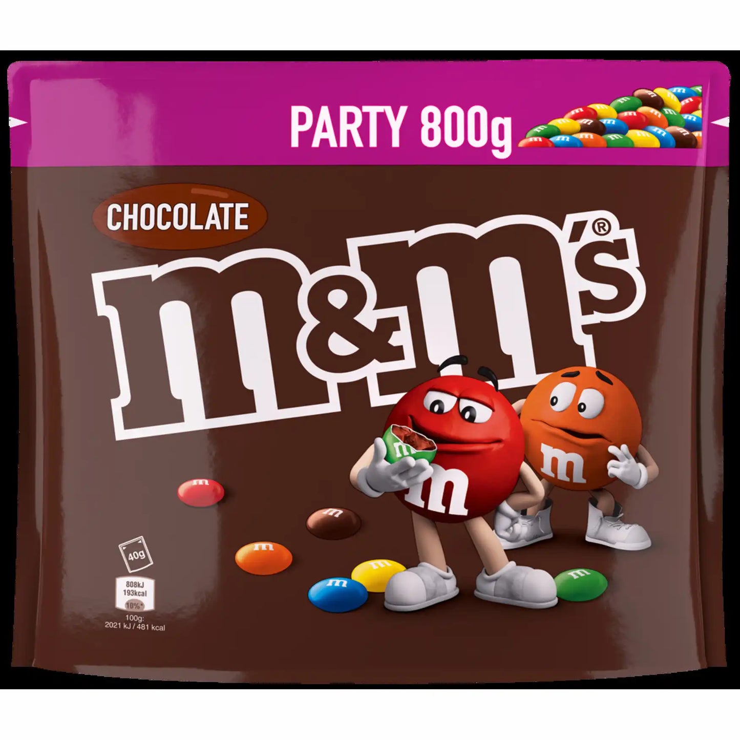 M&amp;M Schoko 800g 2er Pack