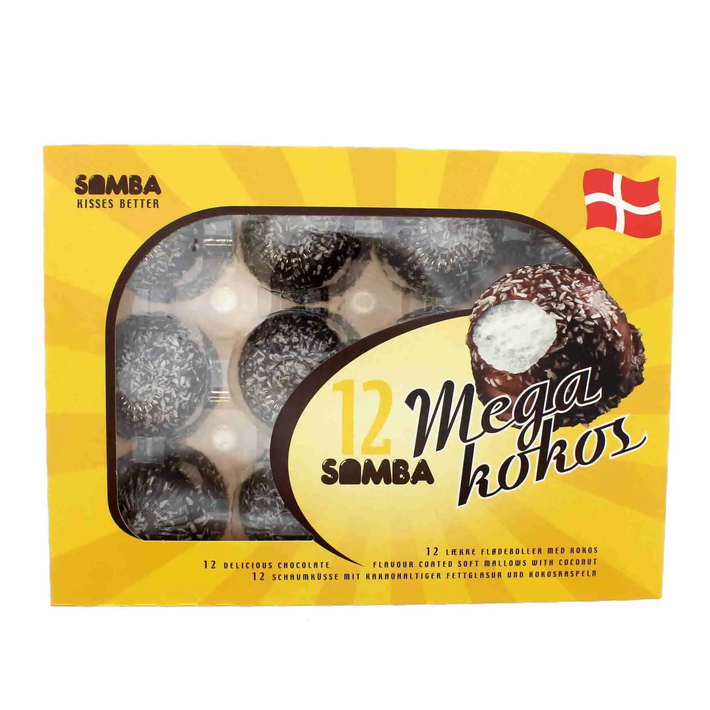 SAMBA Mega Kokos 12 stk. 540 g