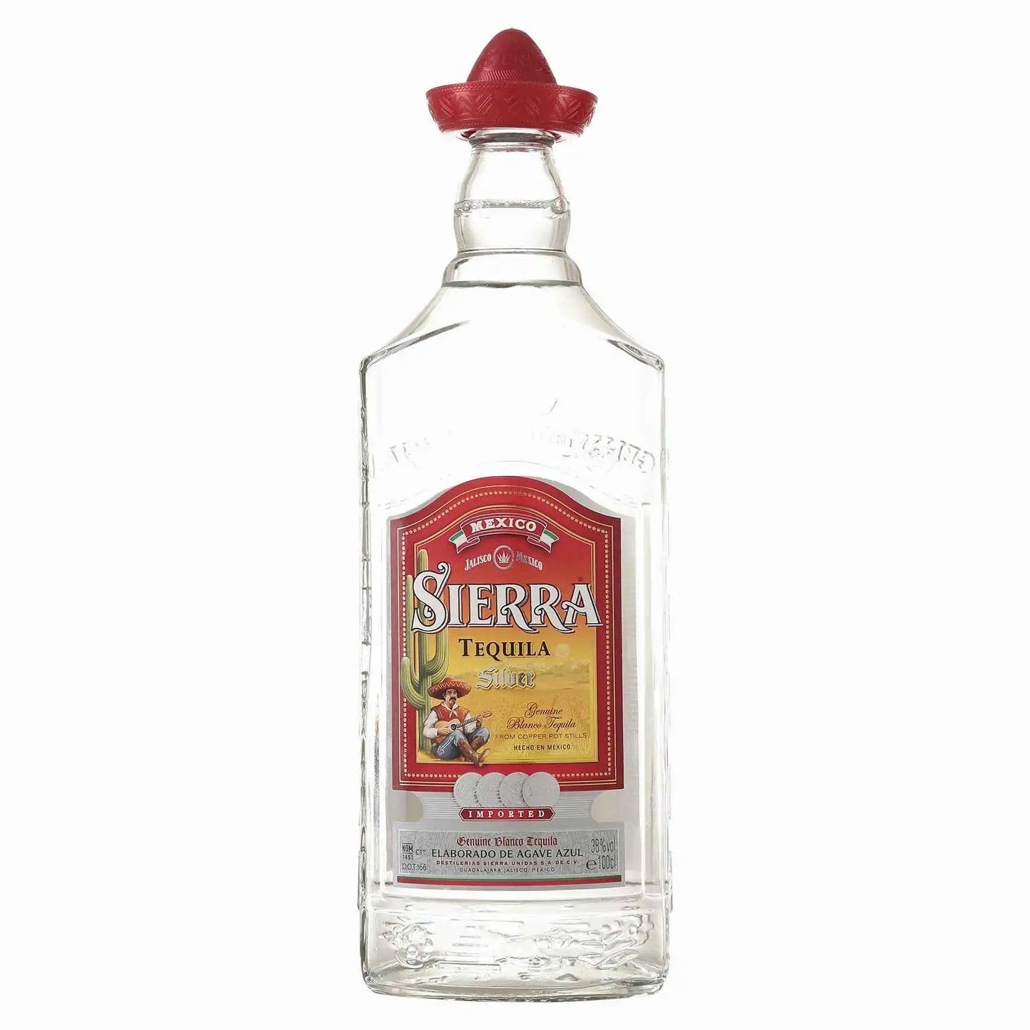 Sierra Tequila Silver 38% 1,0 l