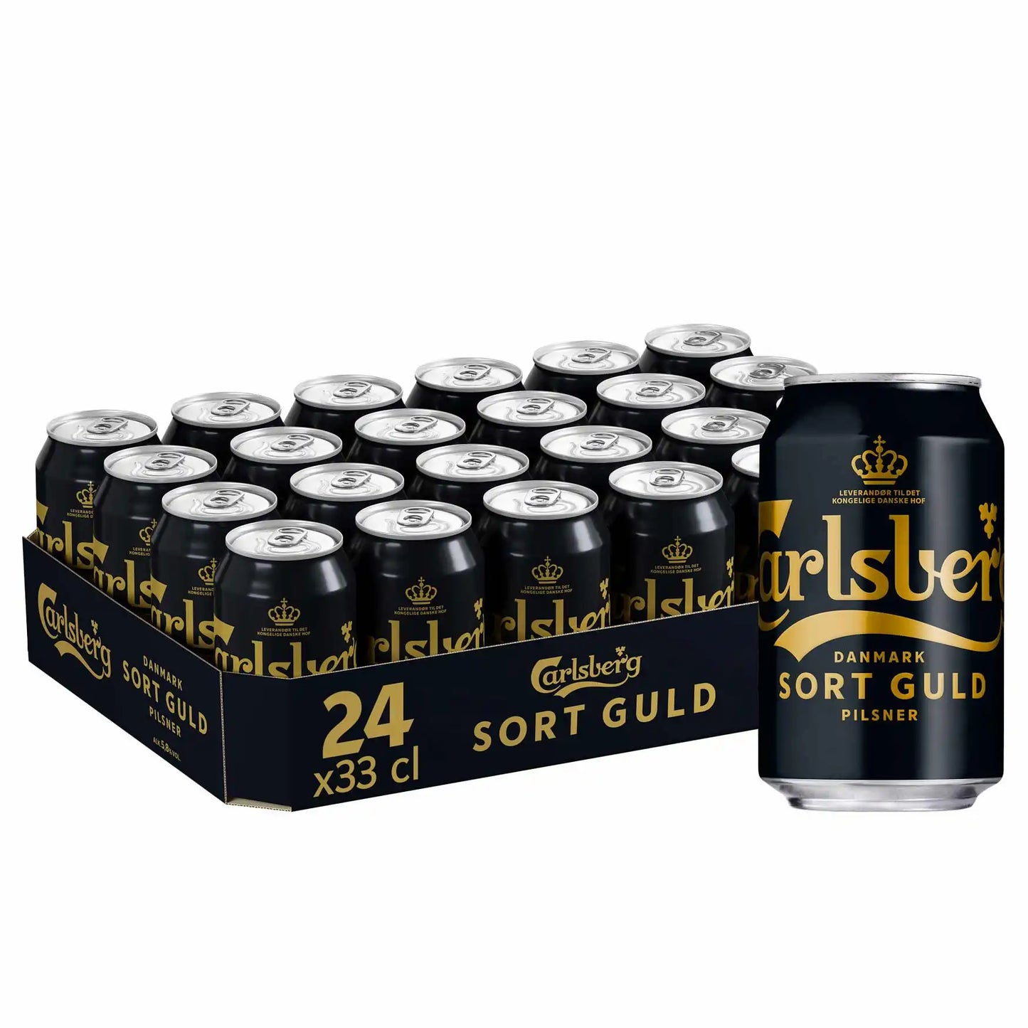 Carlsberg Sort Gold 5,8% 24x0,33l Dose
