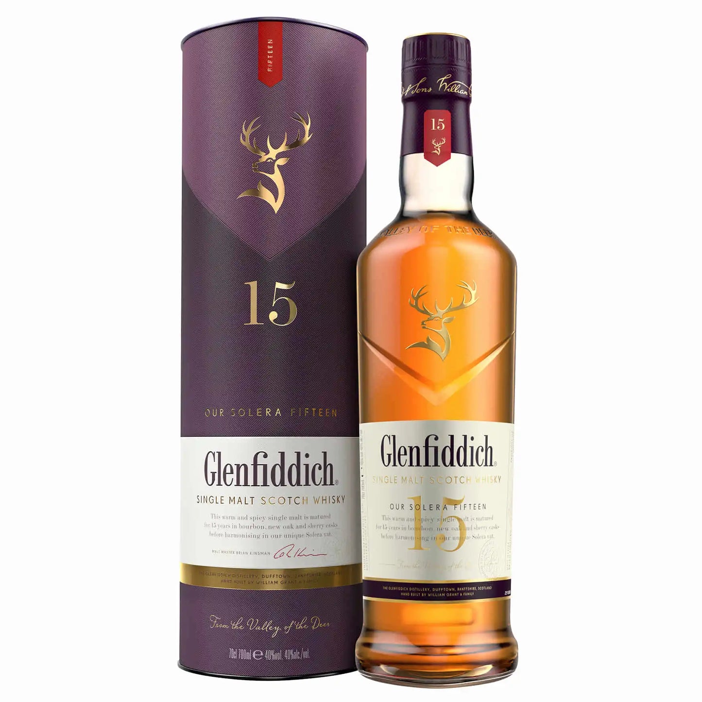 Glenfiddich 15 år 40% 0,7l