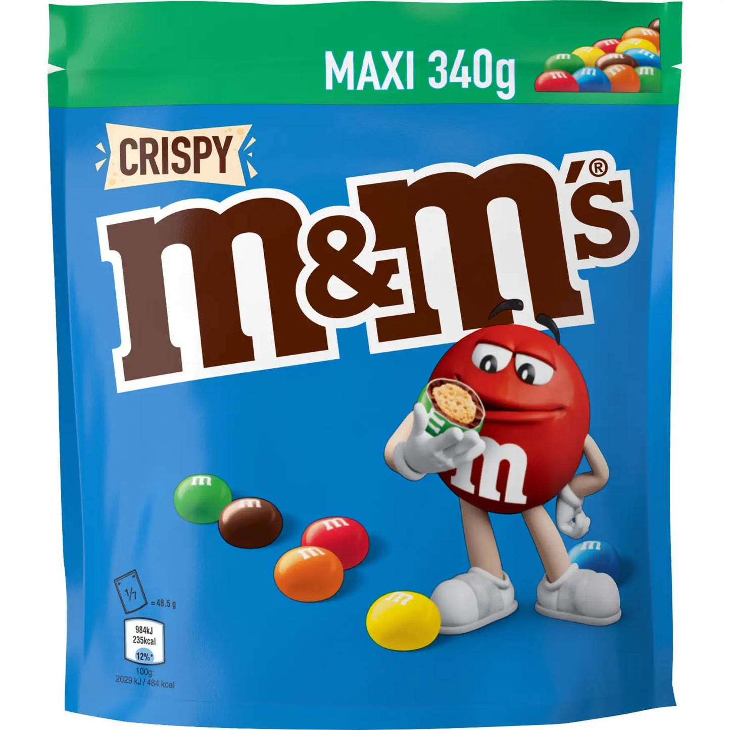 M&amp;M Crispy 340g 4er Pack