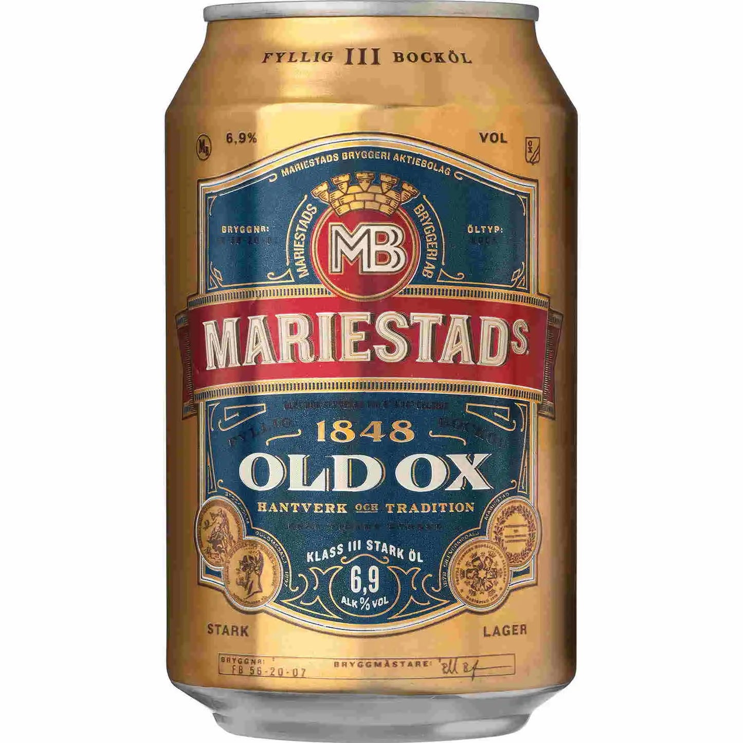 Mariestads Gamle Okse | 6,9% | 24x0,33 l