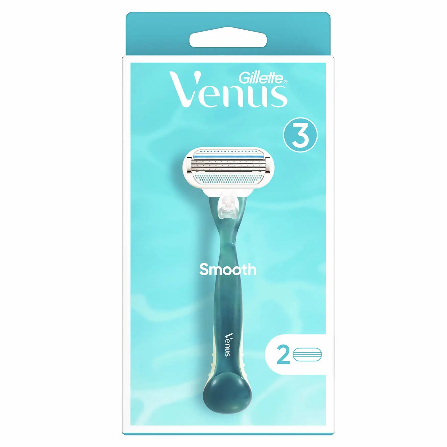 Gillette Venus Rasierer mit 2 Ersatzklingen