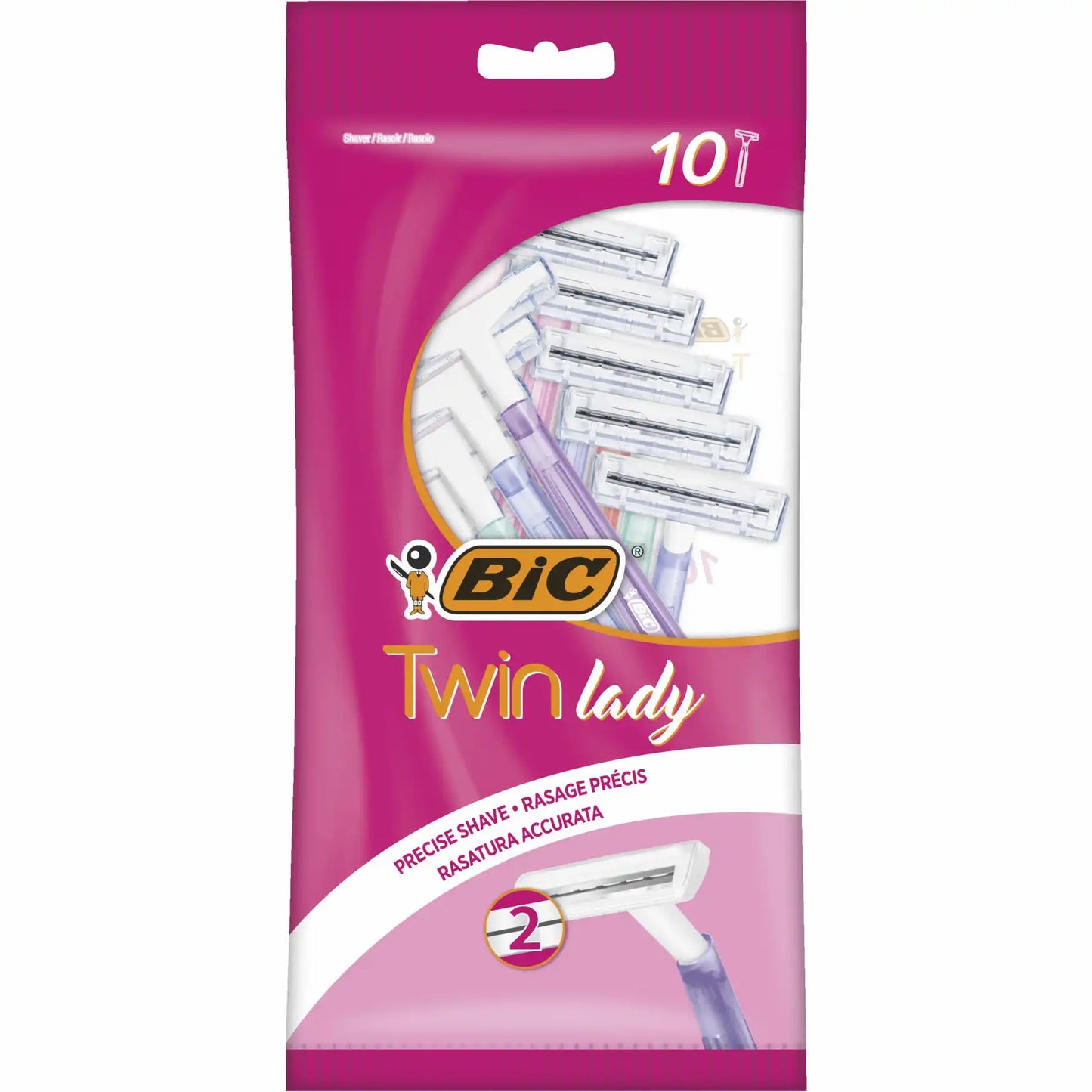 BIC TWIN LADY 8+2 Einwegrasierer
