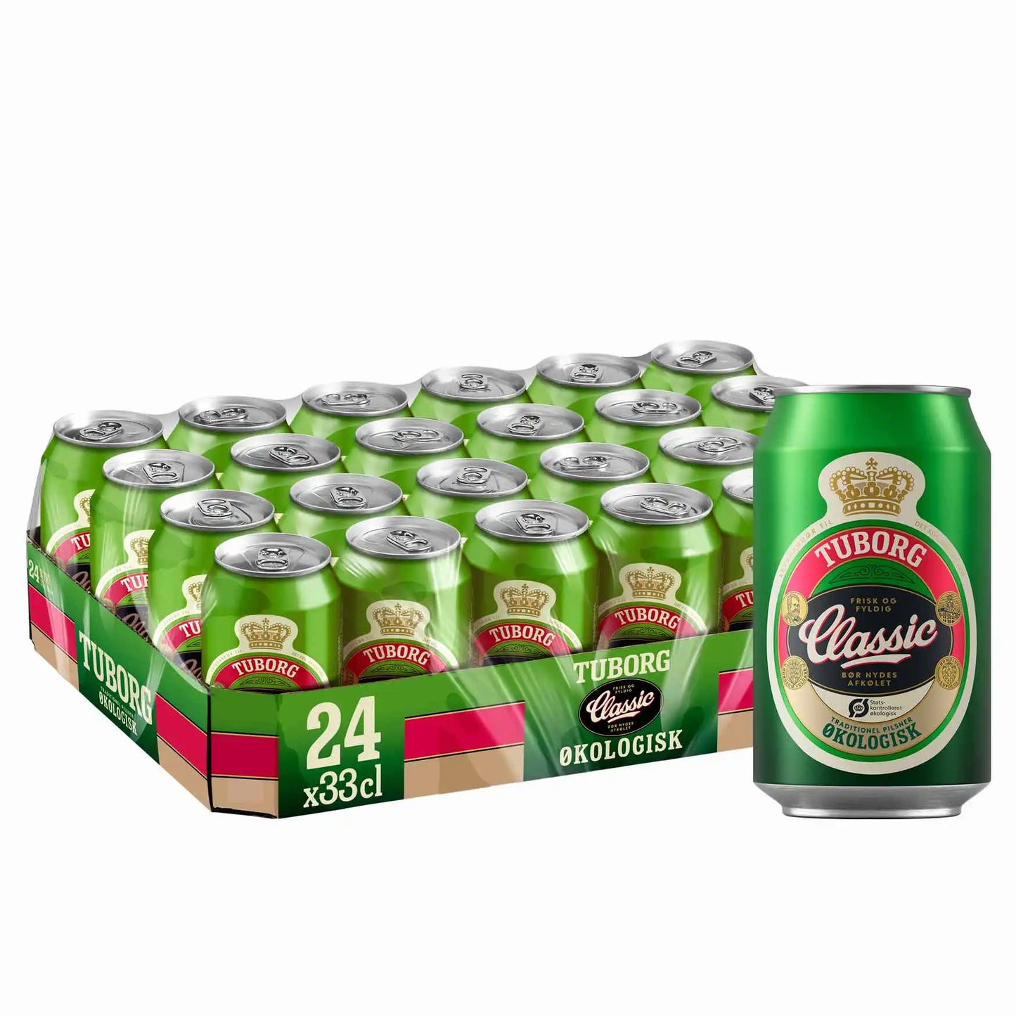 Tuborg Classic Oeko 24x0,33l Dosis BIO