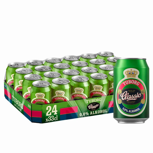 Tuborg Classic 0,0 24x0,33l dosis