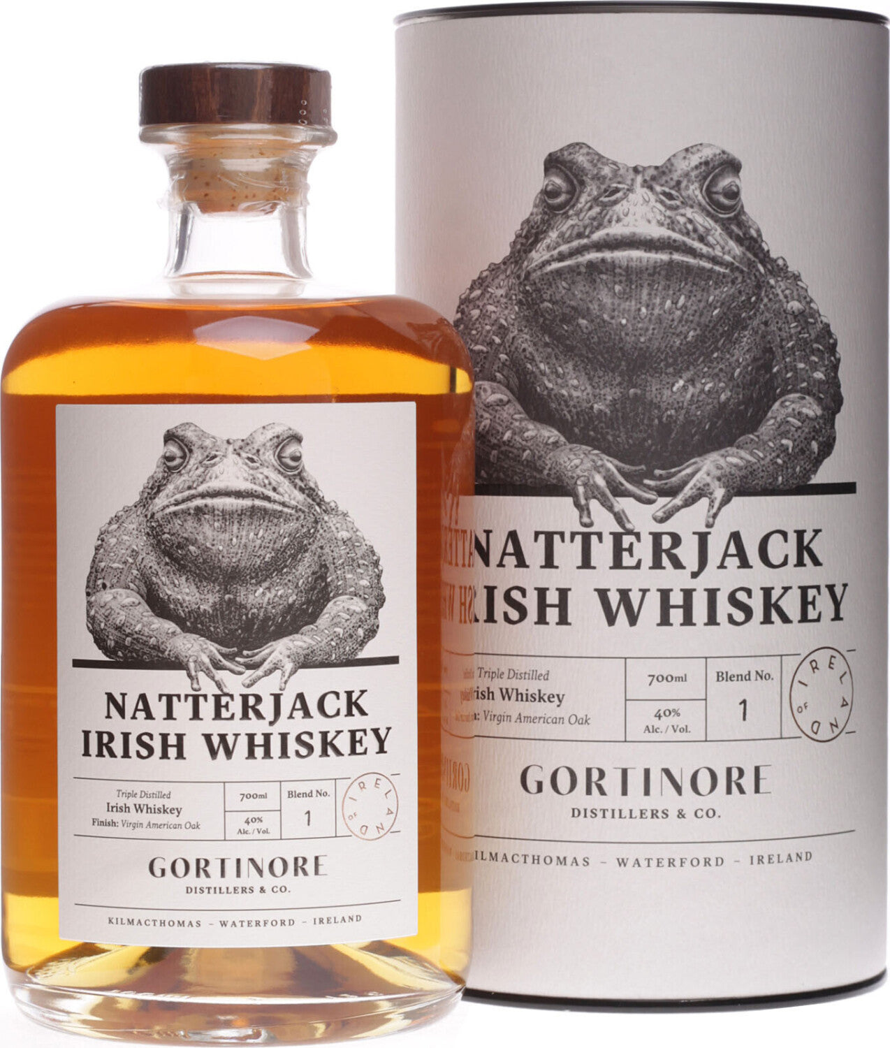 Natterjack Irsk Whisky 40% 0,7L
